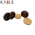 Professional Customized Wooden Backgammon Chips Pieces